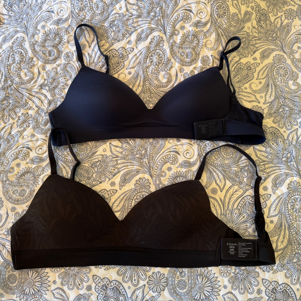 Soma enbliss wireless Black and Navy Bras